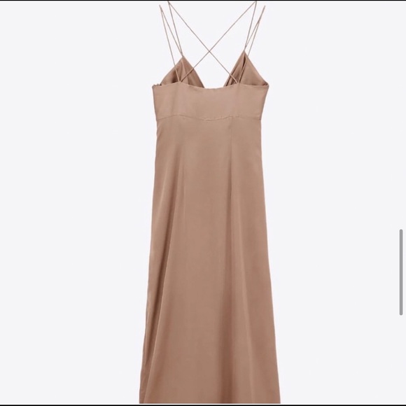 ZARA Knotted Slip Dress - Picture 11 of 16